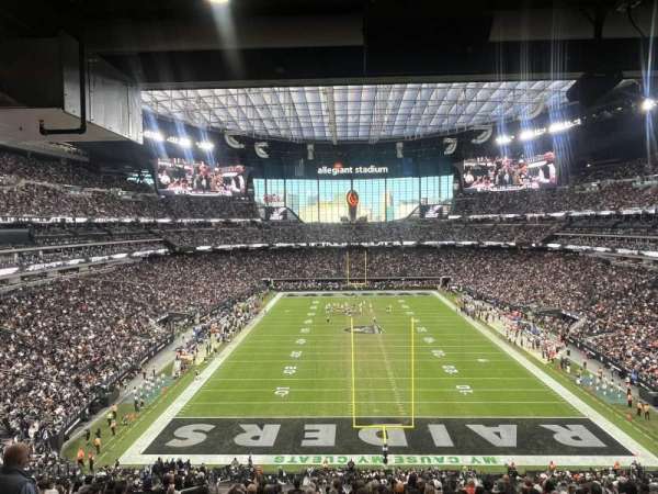 Allegiant Stadium, section: 225, row: 15A, seat: 14