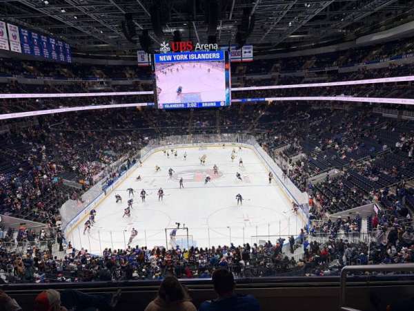 UBS Arena, section: 329, row: 4, seat: 1