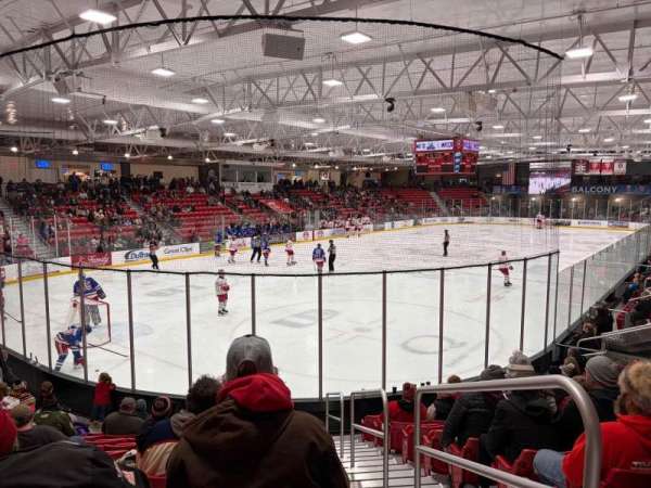 ImOn Arena, section: 109, row: K, seat: 1