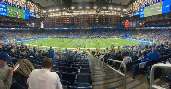 Ford Field, section: 127, row: 32, seat: 22