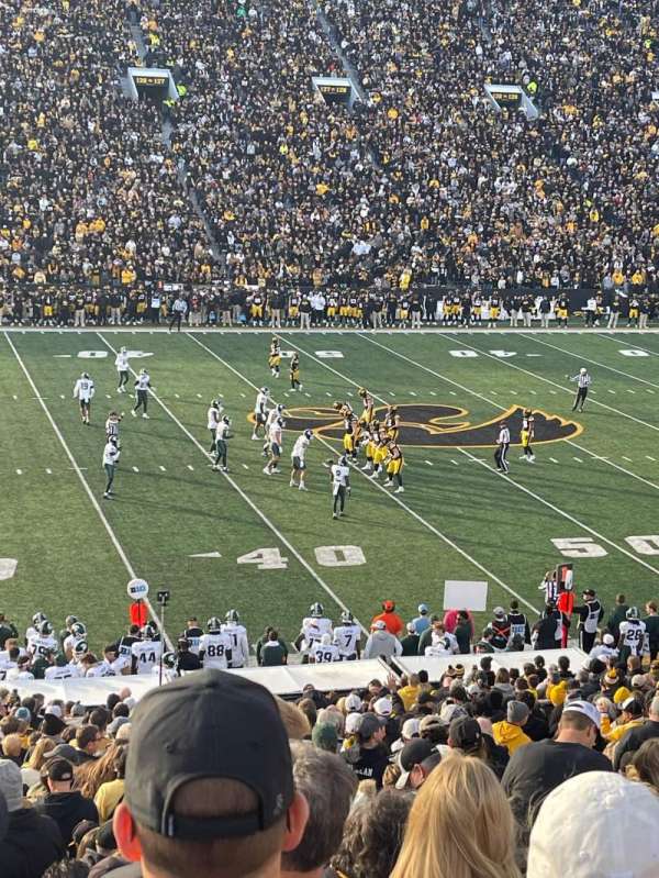Kinnick Stadium, section: 107, row: 41, seat: 13