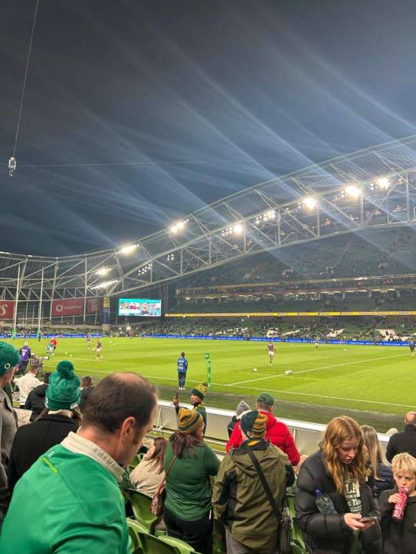 Aviva Stadium, section: 122, row: G, seat: 21