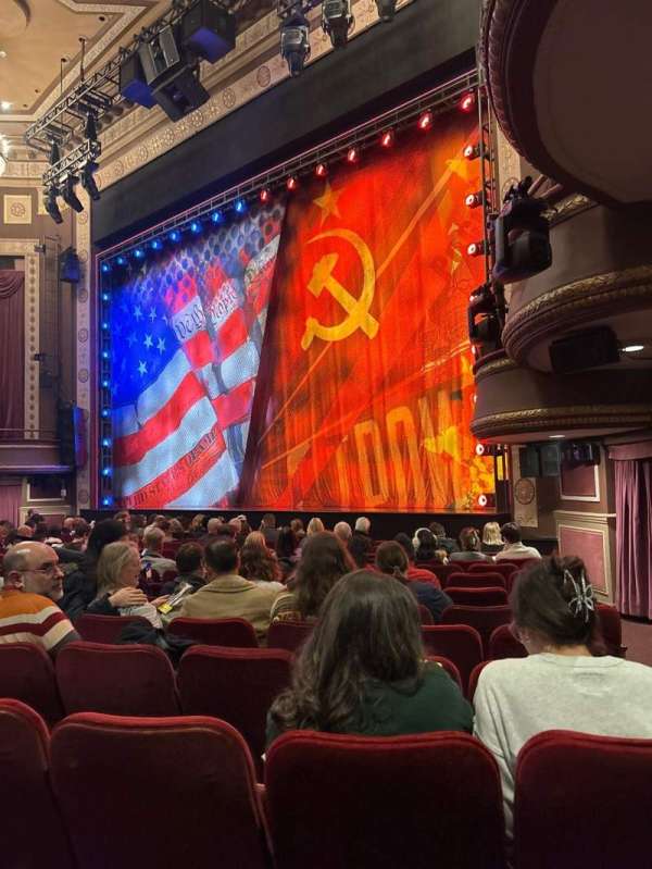 Imperial Theatre, section: Orchestra R, row: L, seat: 26
