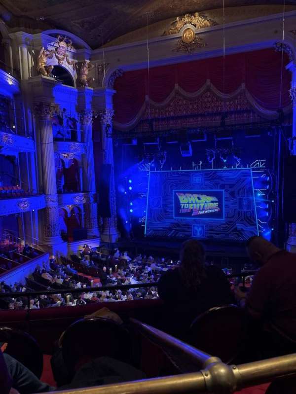 Academy of Music, section: Balcony D, row: A, seat: 4