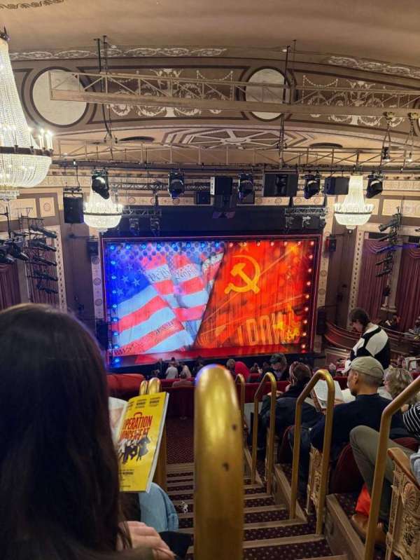 Imperial Theatre, section: Rear Mezzanine LC, row: F, seat: 201