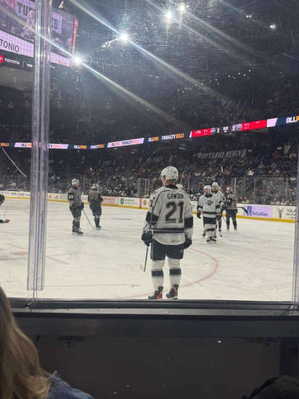 Toyota Arena, section: 101, row: B, seat: 2
