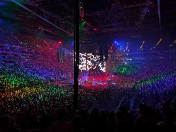 The O2, London, section: 117, row: V, seat: 515