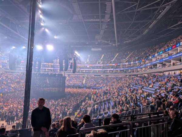 The O2, London, section: 117, row: V, seat: 515