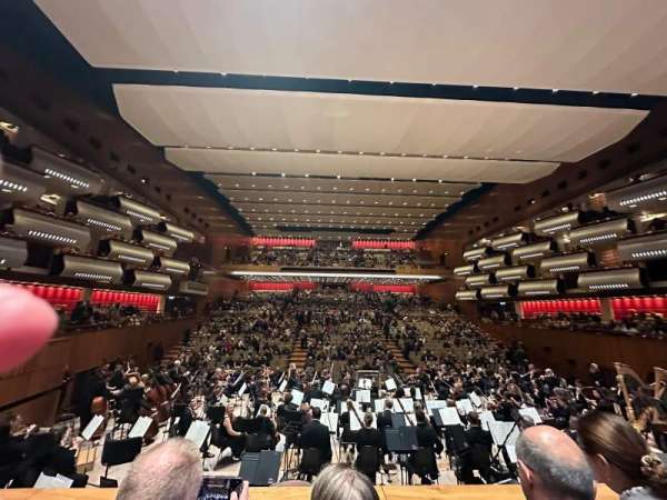Royal Festival Hall, section: Choir, row: B, seat: 27