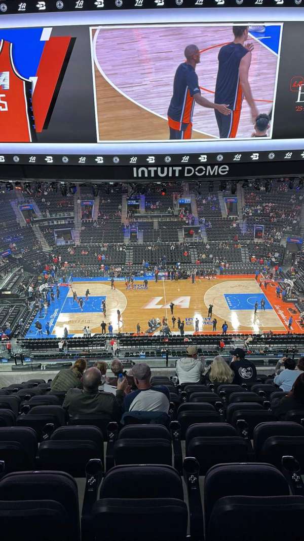 Intuit Dome, section: Terrace 25, row: 9, seat: 17