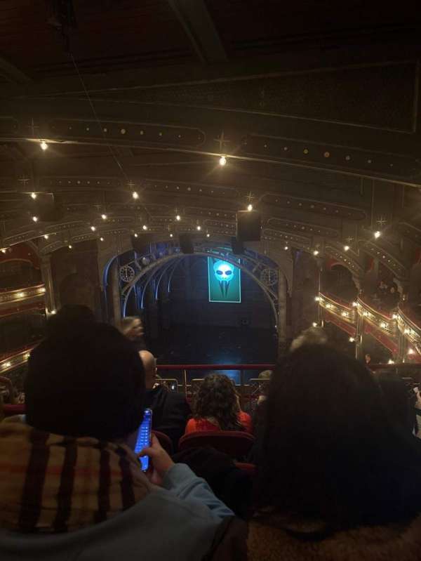 Lyric Theatre, section: Balcony R, row: F, seat: 10