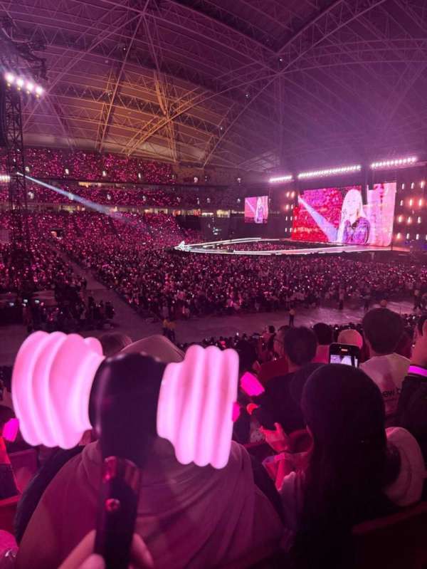 Singapore National Stadium, section: 112, row: AA, seat: 41