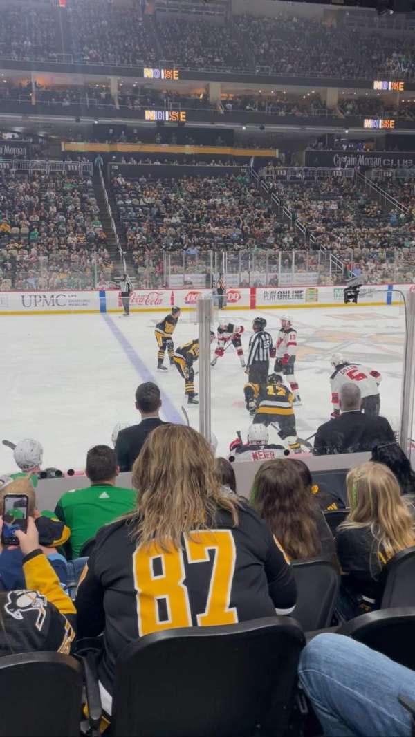 PPG Paints Arena, section: 103, row: G