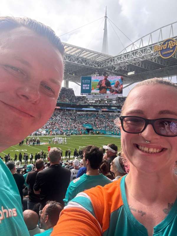 Hard Rock Stadium, section: 120, row: 27, seat: 16&17