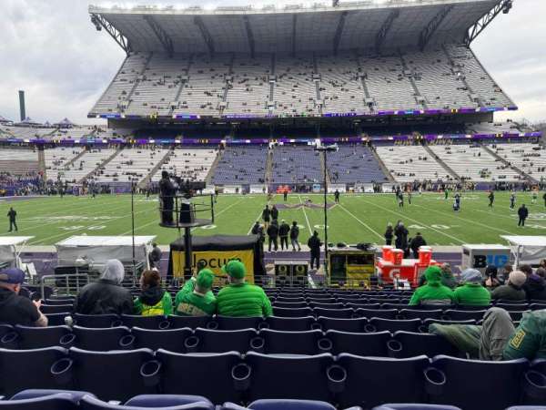 Husky Stadium, section: 106, row: 12, seat: 15