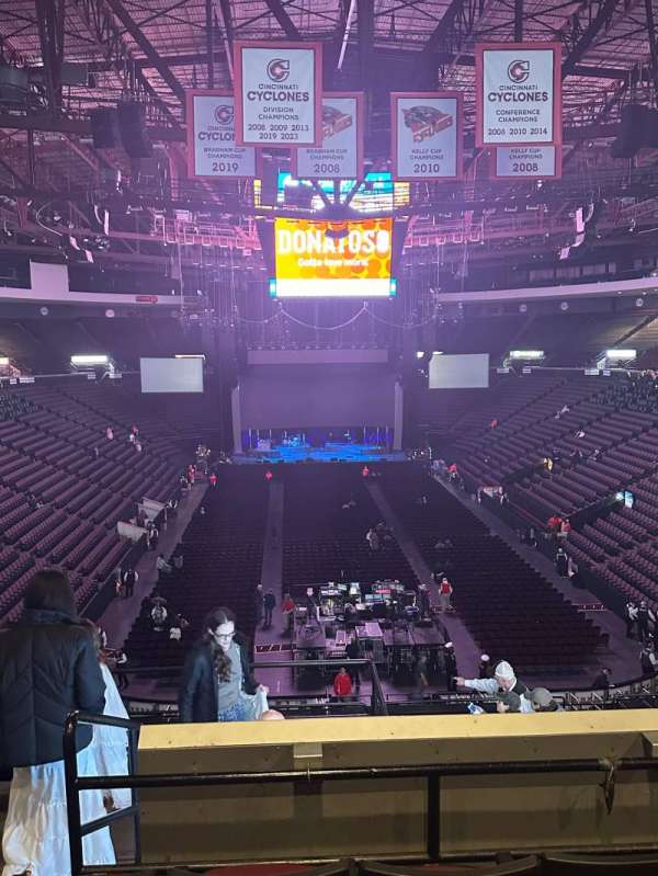Heritage Bank Center, section: 201, row: H, seat: 1