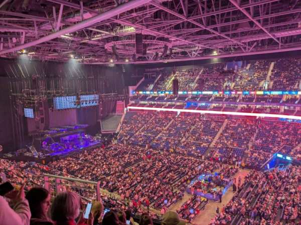 The O2, London, section: 406, row: F, seat: 593