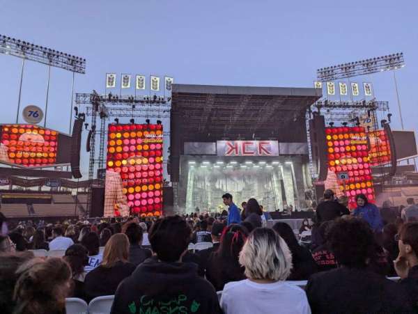 Dodger Stadium, section: Floor K, row: 5, seat: 7