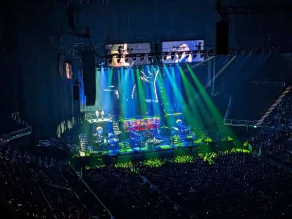 The O2, London, section: 409, row: J, seat: 649