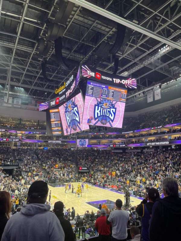 Golden 1 Center, section: 116, row: M, seat: 1