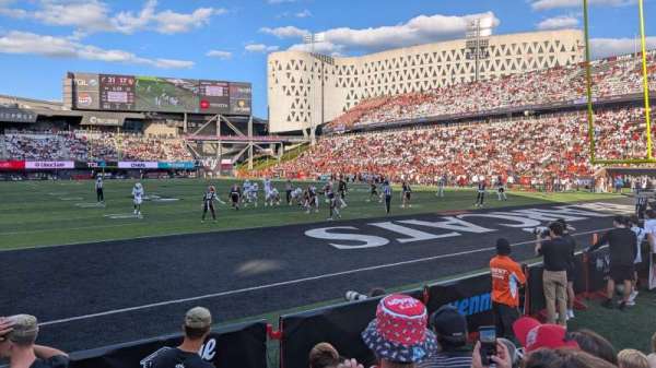 Nippert Stadium, section: 116, row: 6, seat: 17
