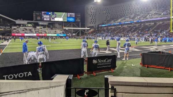 Nippert Stadium, section: 116, row: 6, seat: 17