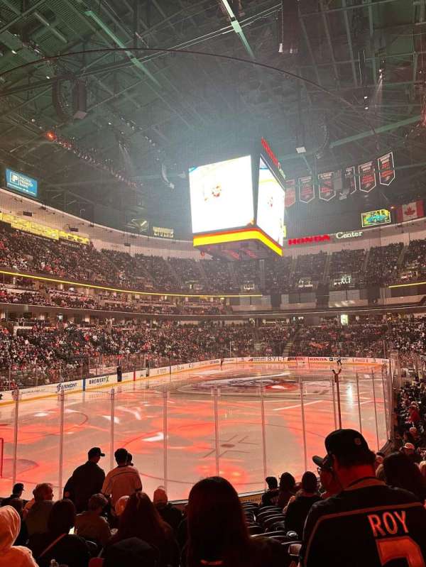 Honda Center, section: 213, row: L, seat: 7