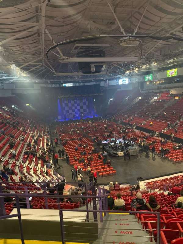 Resch Center, section: 203, row: W, seat: 2