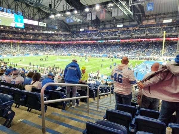 Ford Field, section: 111, row: 25, seat: 1