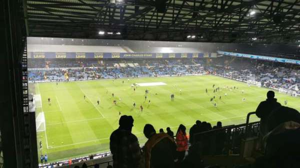 Elland Road, section: L44, row: Q, seat: 215