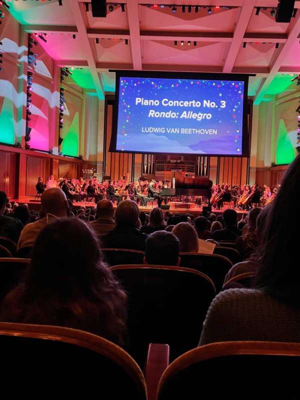 Benaroya Hall, section: Orchestra C, row: S, seat: 11