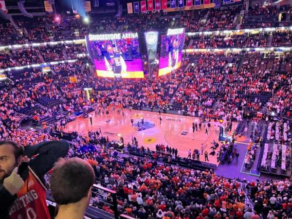 Bridgestone Arena, section: 312, row: C, seat: 13