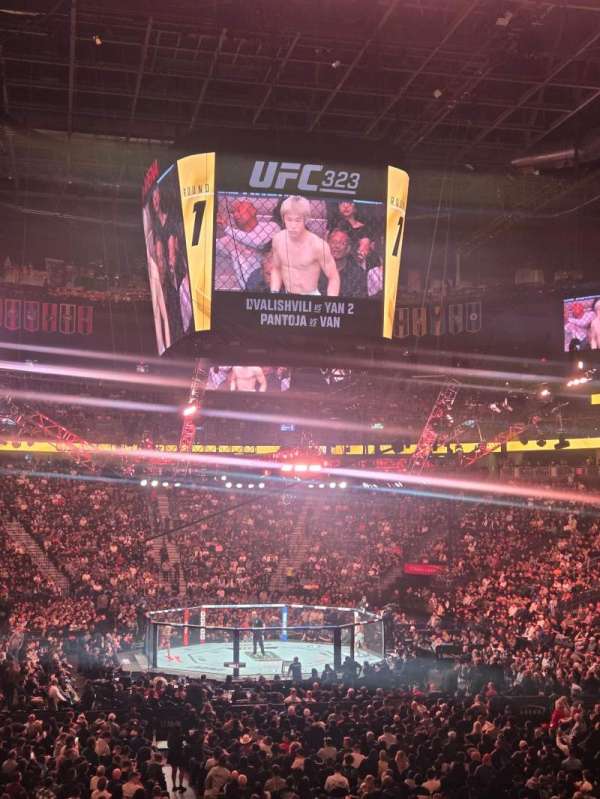 T-Mobile Arena, section: 10, row: Q, seat: 6