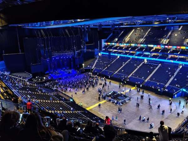 The O2, London, section: 407, row: R, seat: 619