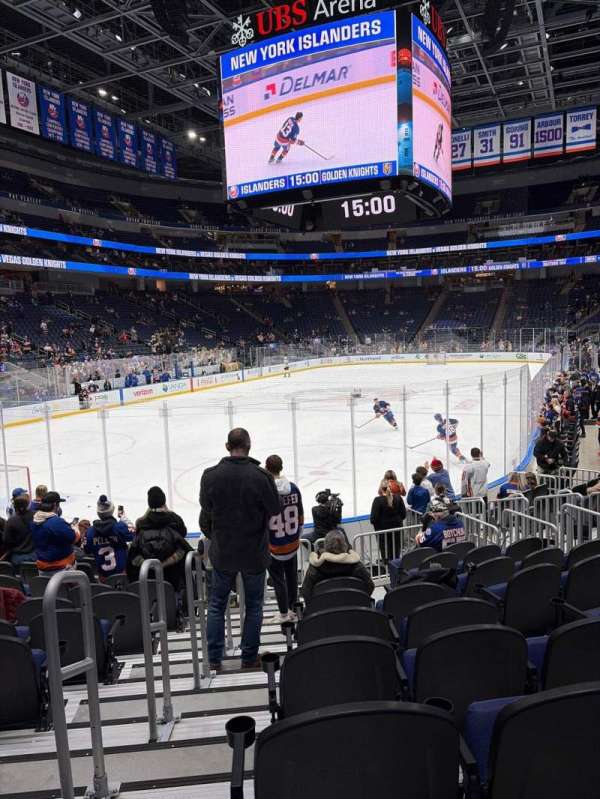 UBS Arena, section: 118, row: 12, seat: 16