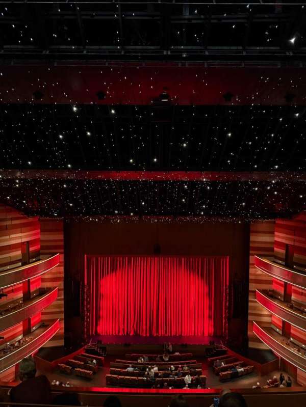 eccles theater, section: T3 Right, row: D, seat: 2