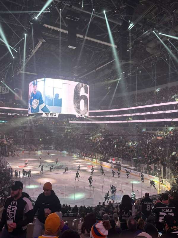 Crypto.com Arena, section: 209, row: 9, seat: 15