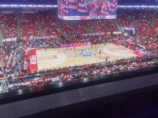 Lenovo Center, section: 206, row: A, seat: 5