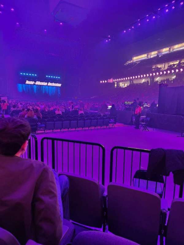 Legacy Arena, section: 109, row: CC, seat: 2
