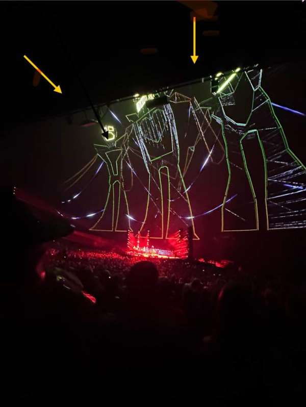 The Sphere, Vegas, section: 109, row: 26, seat: 5&6