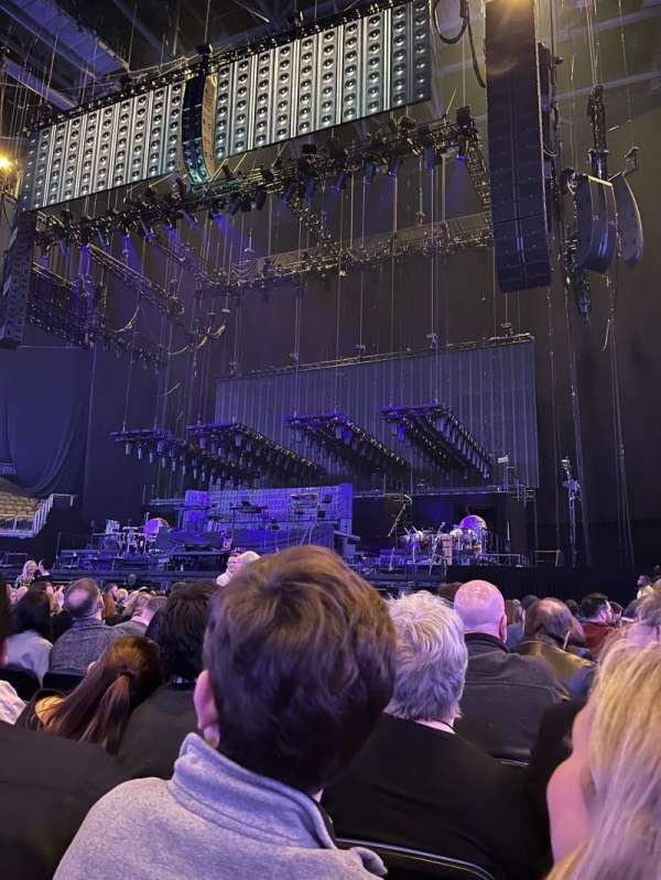 The O2, London, section: Floor A3, row: S, seat: 56