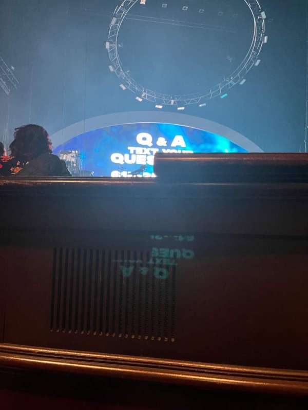 Rosemont Theatre, section: 104, row: A, seat: 1
