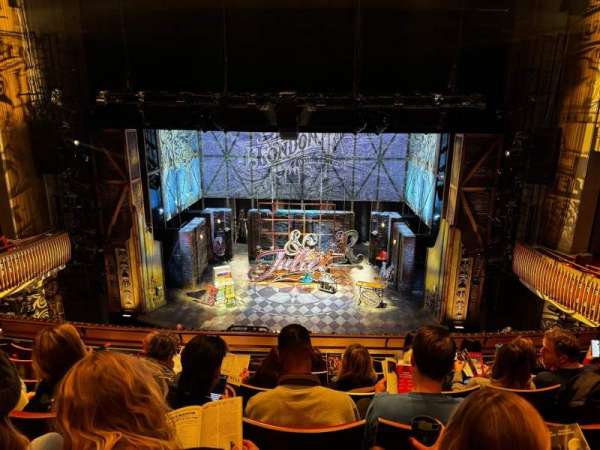 Stephen Sondheim Theatre, section: Mezzanine C, row: FF, seat: 109