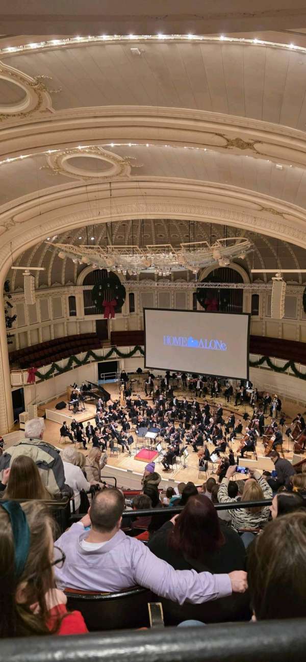 Orchestra Hall, Chicago, section: Upper Balcony Right, row: m, seat: 26