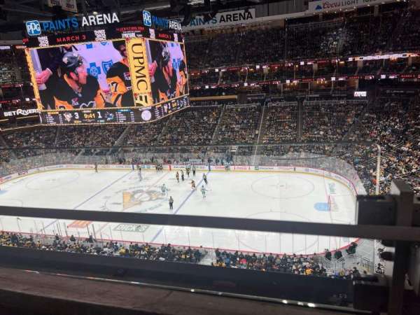 PPG Paints Arena, section: 217, row: A, seat: 13