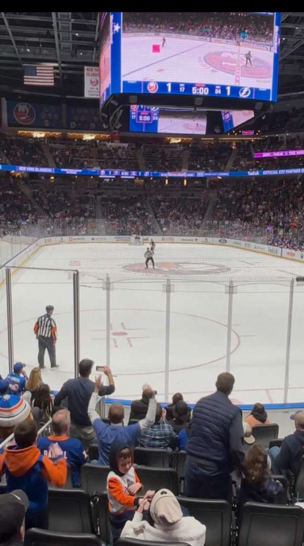 UBS Arena, section: 110, row: 10, seat: 5