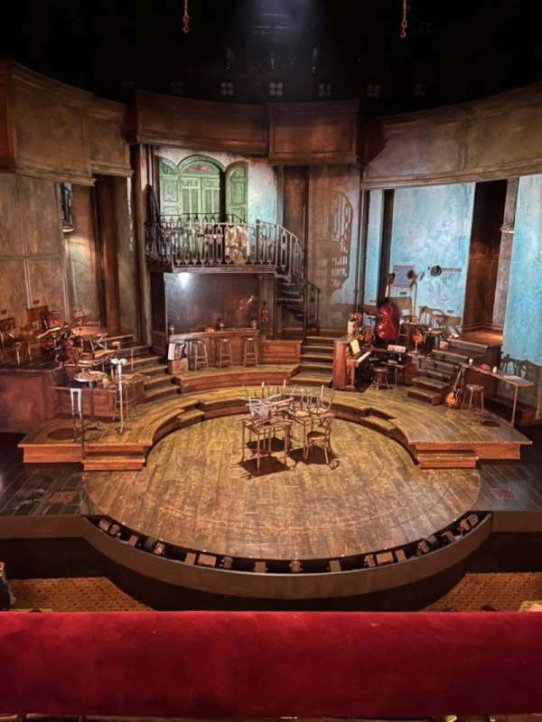 Walter Kerr Theatre, section: Mezzanine C, row: A, seat: 110