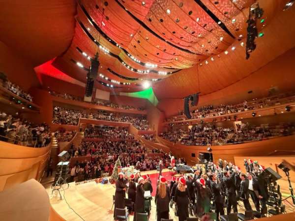 Walt Disney Concert Hall, section: Orchestra View, row: B, seat: 205