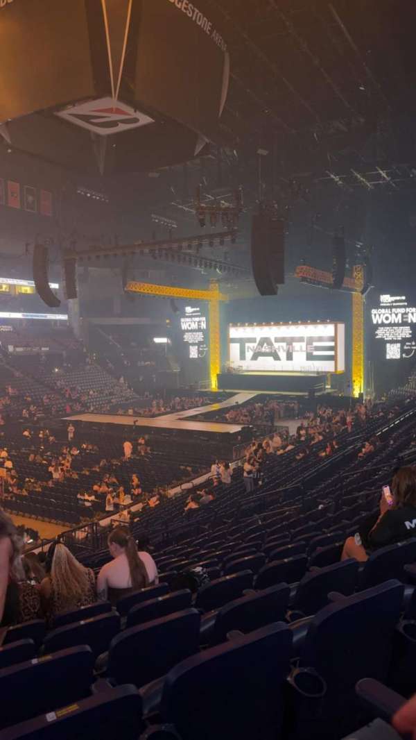 Bridgestone Arena, section: 103, row: M, seat: 15