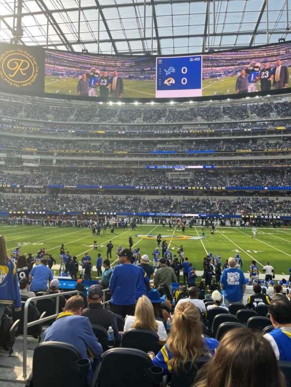 SoFi Stadium, section: VIP132, row: 10, seat: 17